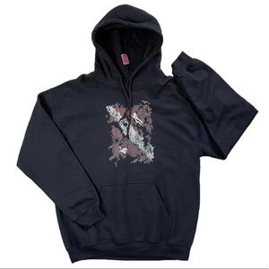 Scuba Diving Diver Down Flag hoodie sweatshirt Mens Unisex Size Medium M NWOT